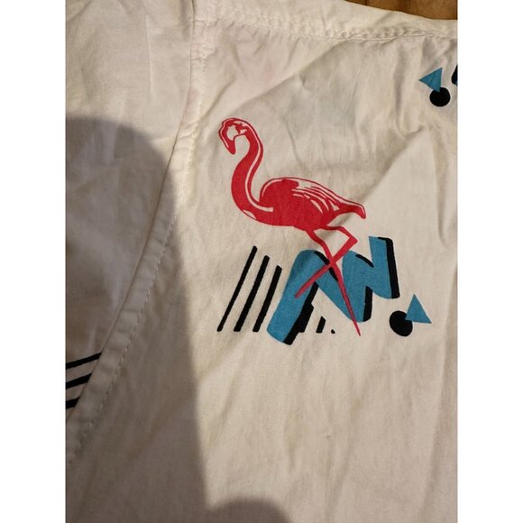 Broken Threads Flamingo Print Button-Down Shirt – Size XL – Excellent Condition - Picture 3 of 7